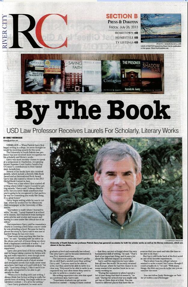 Yankton Press and Dakotan article July 2013